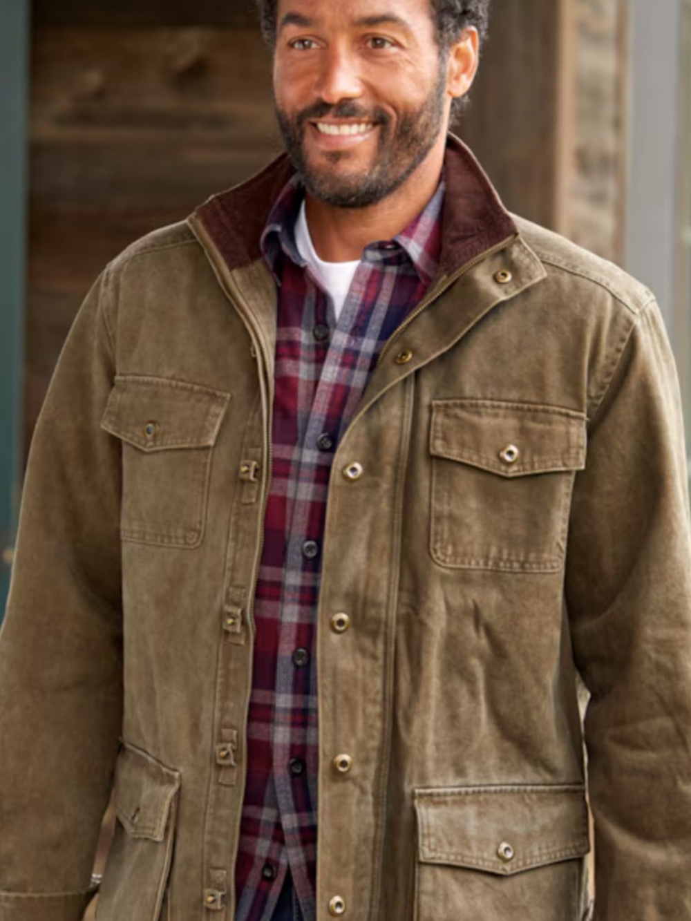 Vermont Barn Coat Men's Brown Field Jacket